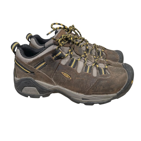 Keen Utility Steel Toe Work Shoes ASTM F2413-11 Womens 7.5M EU 38 Brown Leather - Picture 1 of 9